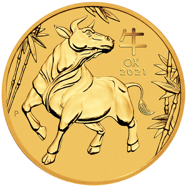 2021 1/2 OZ PERTH MINT GOLD OX