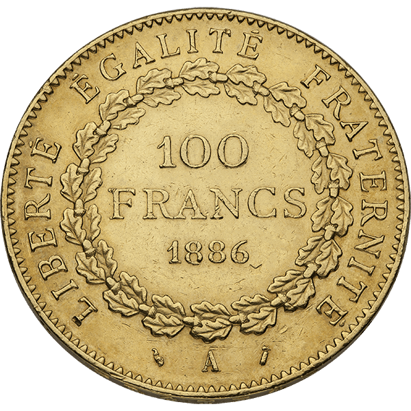 100 FRANC FRENCH GOLD COIN