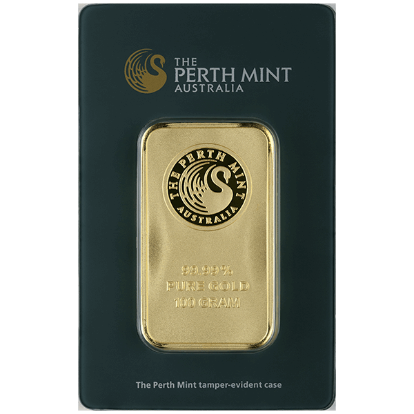 100 GRAM GOLD BAR PERTH - 100GPERTH
