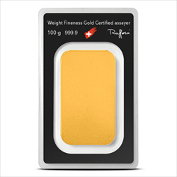 Argor-Heraeus 100g .9999 Gold Bar
