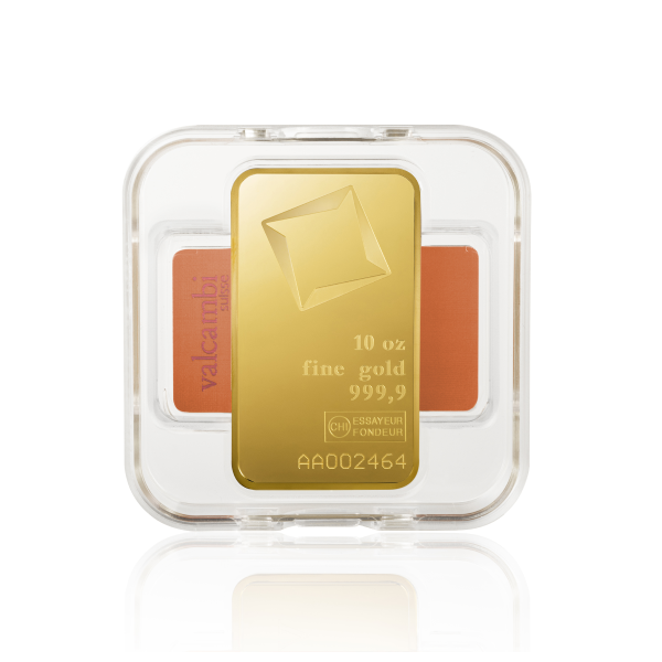 GOLD BARS 10 OZ - 10 OZ GOLD BAR VALCAMBI - 10GBVA