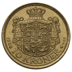 10 KRONER DENMARK GOLD COIN