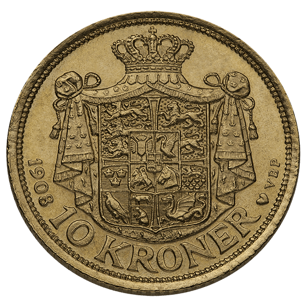 10 KRONER DENMARK GOLD COIN