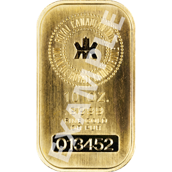 Recognized Mint (Our Choice) 10 oz .9999 Gold Bar