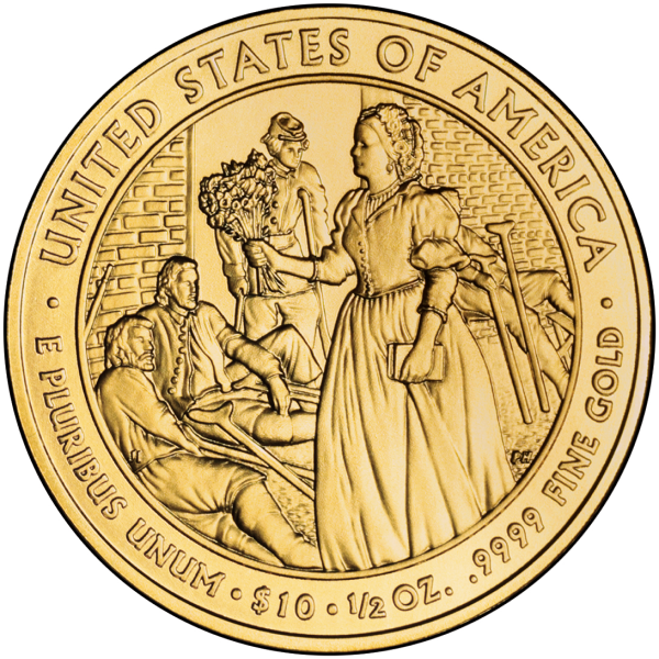1/2 OZ GOLD FIRST SPOUSE