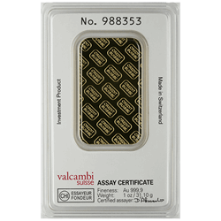 Credit Suisse 1 oz .9999 Gold Bar