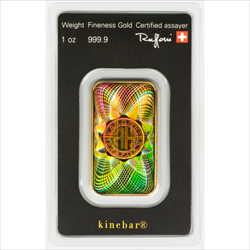Argor-Heraeus Kinebar 1 oz .9999 Gold Bar