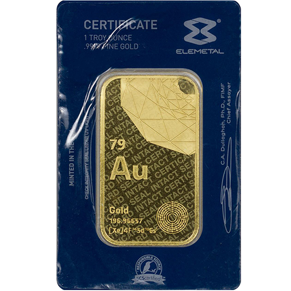 1 OZ GOLD BAR ELEMETAL OPM OR NTR