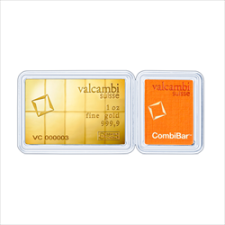 Valcambi Combi-Bar 10x1/10 oz .9999 Gold Bar