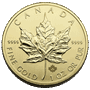 2007 1 OZ CANADIAN GOLD MAPLE LEAF .99999 FINE