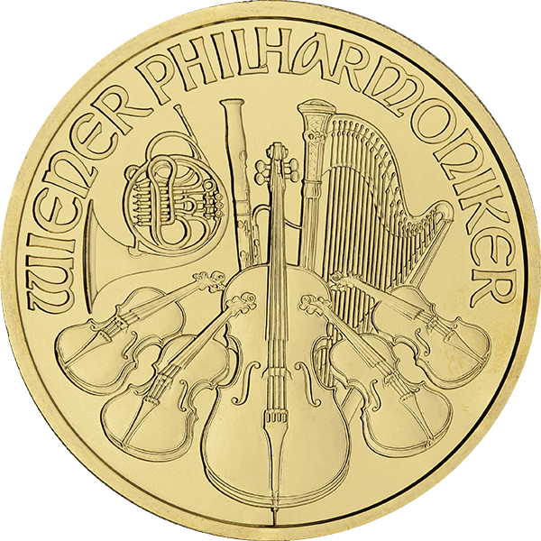 AUSTRIAN GOLD - 1 OZ AUSTRIAN GOLD PHILHARMONIC - 1PHIL