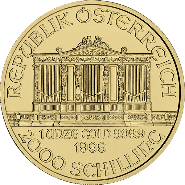 AUSTRIAN GOLD - 1 OZ AUSTRIAN GOLD PHILHARMONIC - 1PHIL