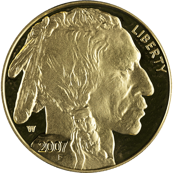 AMERICAN GOLD BUFFALO - 2007 1 OZ AMERICAN GOLD BUFFALO PROOF - 1PRFB07