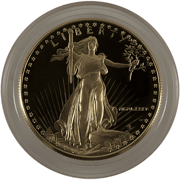 AMERICAN PROOF GOLD EAGLE - 1 OZ AMERICAN GOLD EAGLE PROOF WITH ORIGINAL BOX AND PAPERS - 1PRFGE
