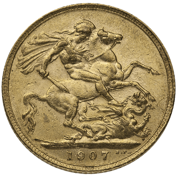 WORLD GOLD - ENGLISH GOLD SOVEREIGN KING EDWARD - 1SOVKE