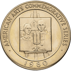US GOLD ART MEDALLION