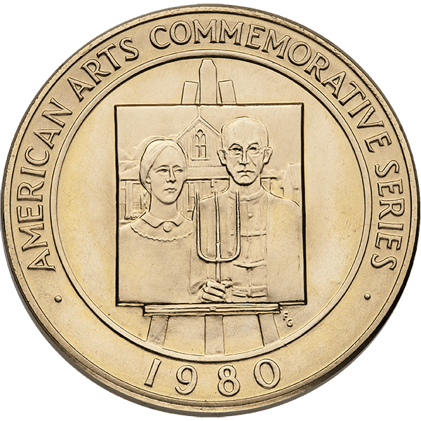 US GOLD ART MEDALLION
