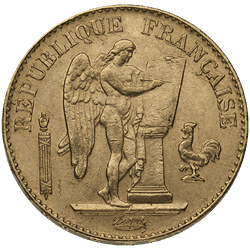 20 FRANC FRENCH GOLD ANGEL