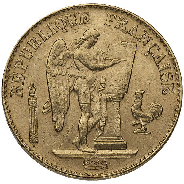 20 FRANC FRENCH GOLD ANGEL