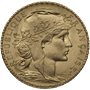 20 FRANC FRENCH GOLD ROOSTER