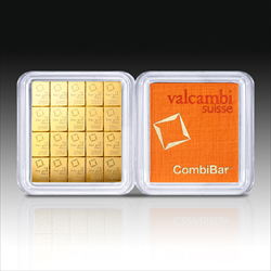 Valcambi Combi-Bar 20x1g .9999 Gold Bar