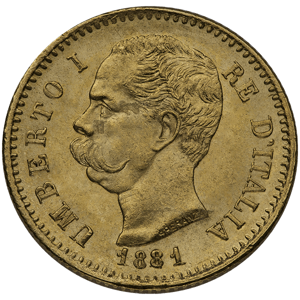 20 LIRA ITALIAN GOLD COIN
