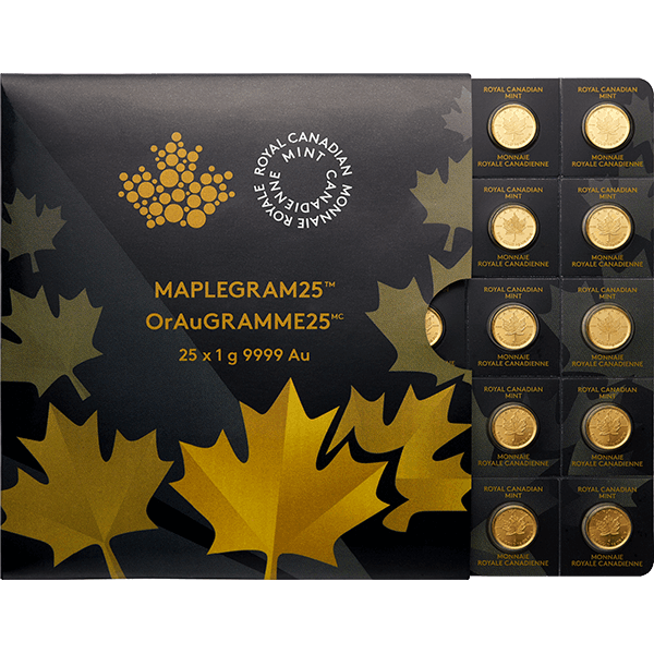2025 25 GRAM GOLD MAPLEGRAM