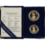2 PIECE AMERICAN GOLD EAGLE SET PROOF WITH ORIGINAL BOX AND PAPERS