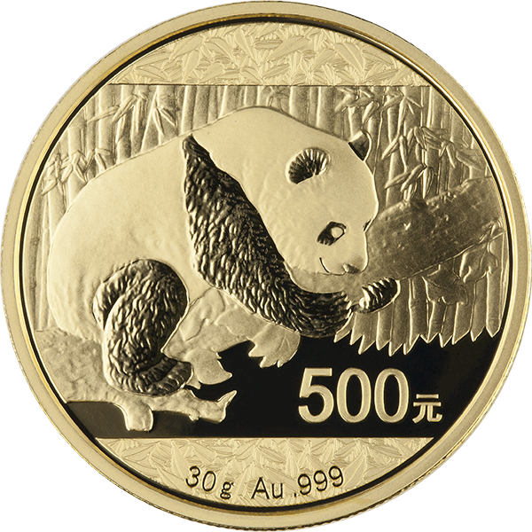30 GRAM CHINESE GOLD PANDA (IN PLASTIC)
