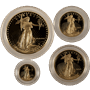 4-PC AMERICAN GOLD EAGLE SET PROOF (CAPSULE ONLY)