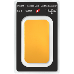 Argor-Heraeus 50g .9999 Gold Bar