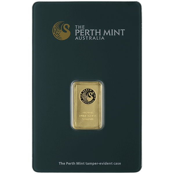 GOLD BARS ASSORTED WEIGHTS - 5 GRAM GOLD BAR PERTH - 5GPERTH