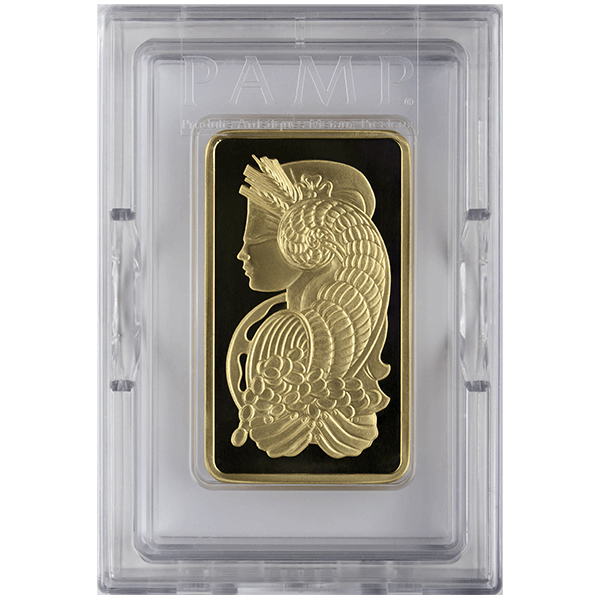 GOLD BARS ASSORTED WEIGHTS - 5 OZ GOLD BAR PAMP - 5PAMP