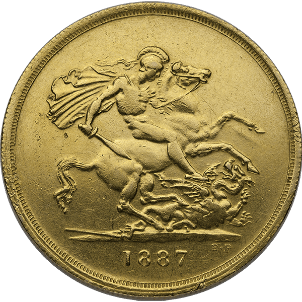 5 POUND ENGLISH GOLD SOVEREIGN