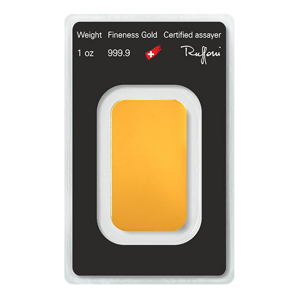 1 OZ GOLD BAR ARGOR-HERAEUS