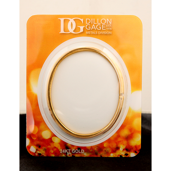 WEARABLE BULLION - 1 OZ GOLD BRACELET POLISHED .9999 AU - 1GBRACEP