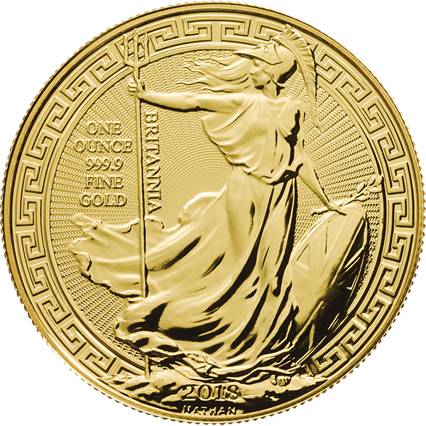 BRITANNIA - 2018 1 OZ GREAT BRITAIN GOLD BRITANNIA ORIENTAL BORDER - 1GBROR18