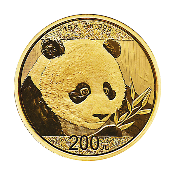 CHINESE GOLD PANDA - 2018 15 GRAM CHINESE GOLD PANDA - 15GRGPA18