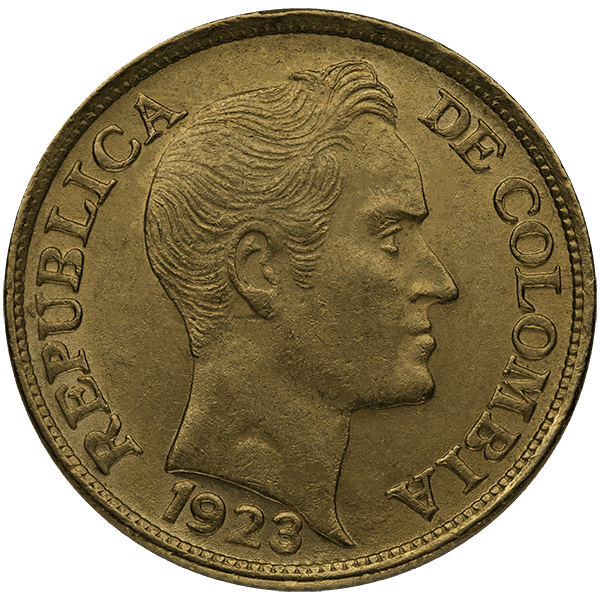 5 PESO COLOMBIAN GOLD COIN
