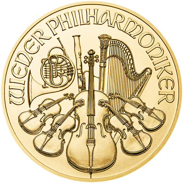 AUSTRIAN GOLD PHILHARMONIC - 2018 1 OZ AUSTRIAN GOLD PHILHARMONIC - 1GPH18