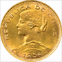 100 PESO CHILE GOLD COIN