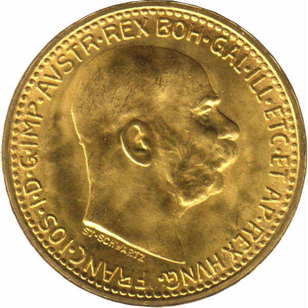 10 CORONA  GOLD COIN