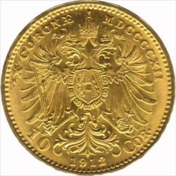 10 CORONA  GOLD COIN