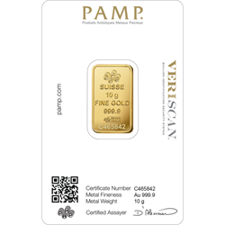 PAMP Suisse Fortuna 10g .9999 Gold Bar
