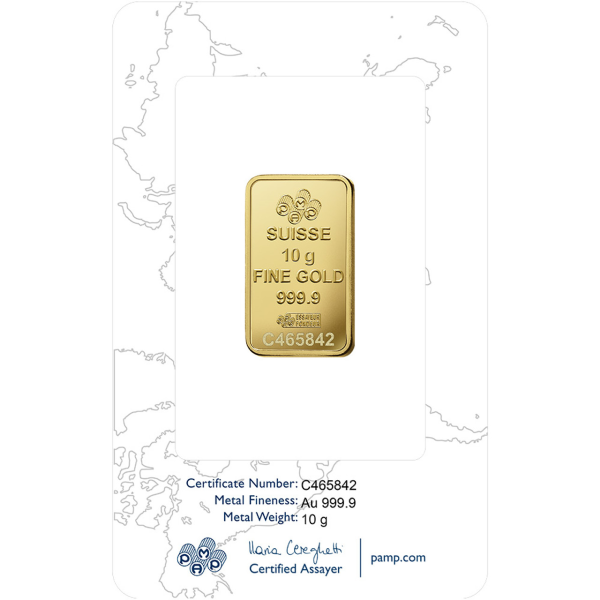 10 GRAM GOLD BAR PAMP ROSA
