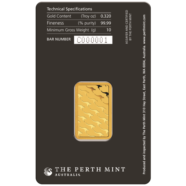 10 GRAM GOLD BAR PERTH
