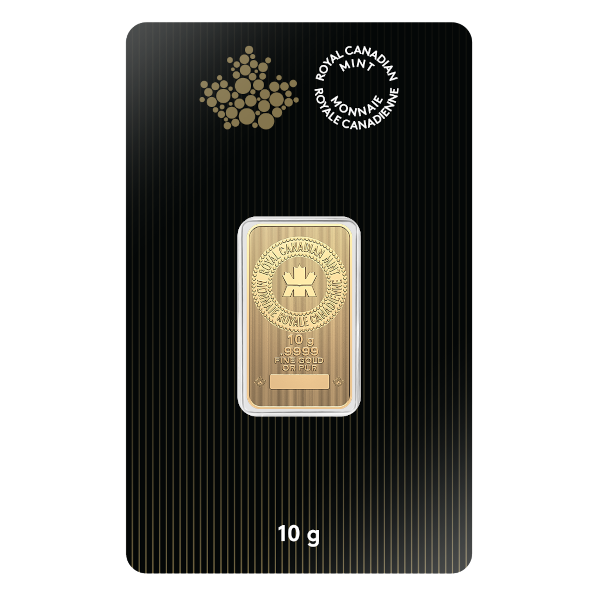 GOLD BARS ASSORTED WEIGHTS - 10 GRAM GOLD BAR RCM - 10GRGBRCM