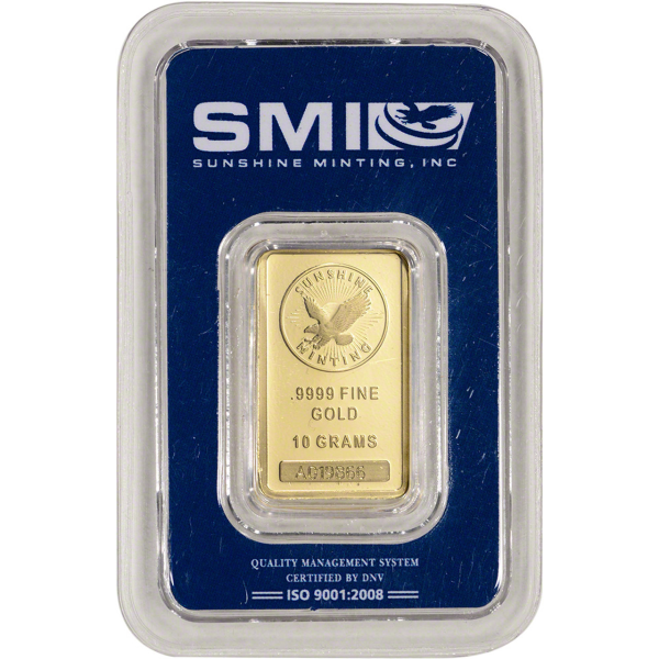 10 GRAM GOLD BAR SUNSHINE