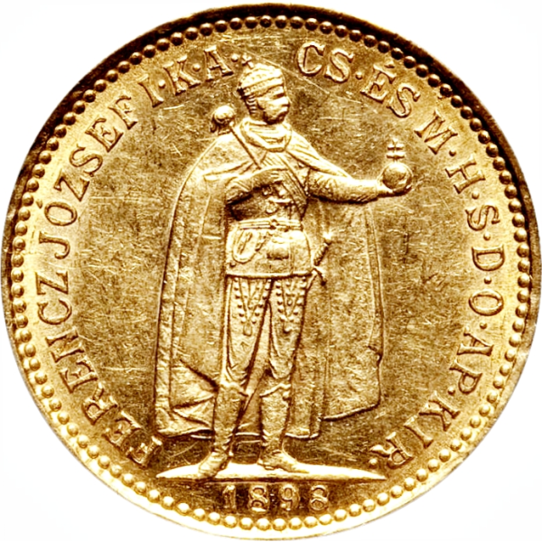 WORLD GOLD - 10 KORONA HUNGARIAN GOLD COIN - 10KOG