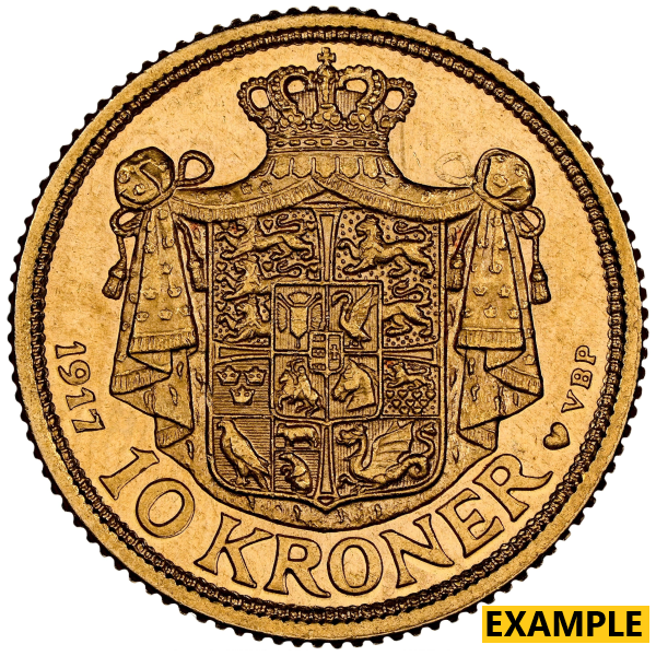 SWEDISH 10 KRONER GOLD 